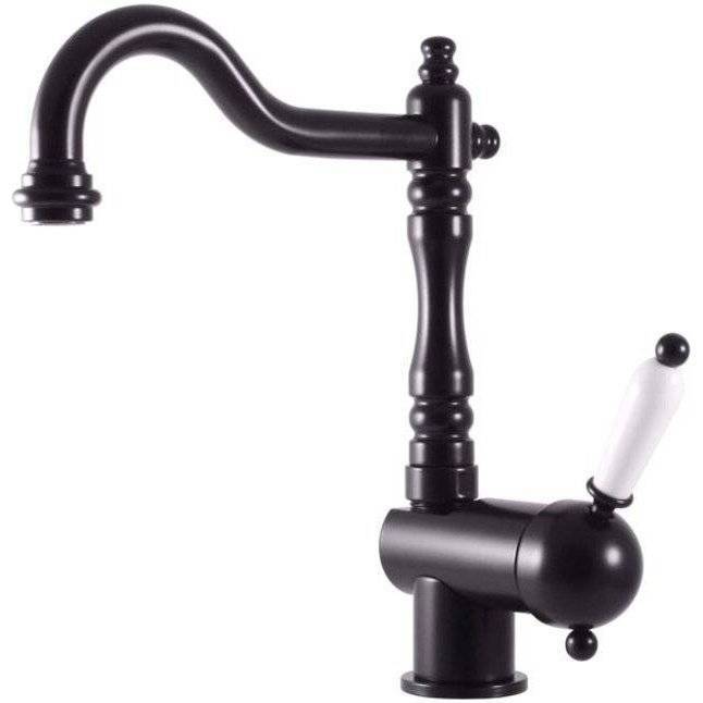 Смеситель для кухни Rav Slezak Labe L508.5/8CMAT черный матовый