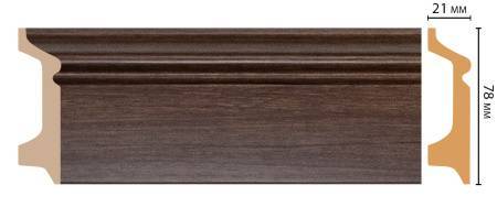 Плинтус DECOMASTER D122-74 240x2.1x7.8