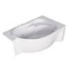 Акриловая ванна Marka One Ergonomika 01эрг17511п 158-175x110 R