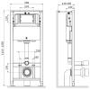 Комплект Am.Pm Spirit V2.0 IS47051.701700MB унитаз безободковый, с сиденьем микролифт, кнопка хром глянцевый фото 7