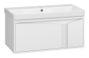 Тумба с раковиной Brevita Каскад УТ000025617 белая, 90 см фото 7