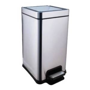 Урна Ksitex SGB-12M, с педалью, 12л, хром