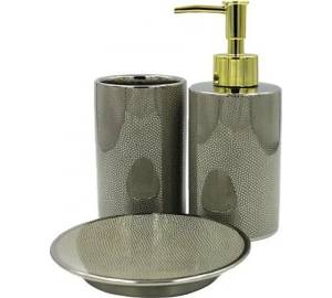Набор аксессуаров для ванны Bath Plus Nebel W-CE1725AA-SET3 серый