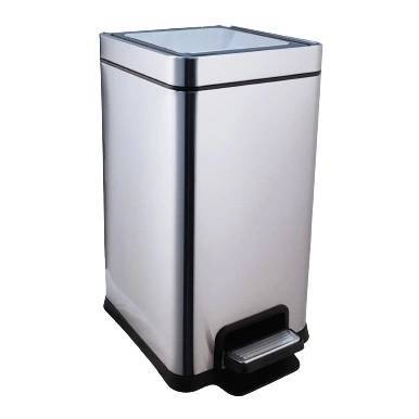 Урна Ksitex SGB-12M, с педалью, 12л, хром