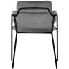 Стул Bradex Home Napoli FR 0717 серый с черными ножками фото 4