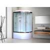 Душевая кабина Royal Bath RB8120BK6-WT-CH-L с высоким поддоном, с сиденьем фото 2