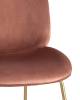 Набор из 2 барных стульев Stool Group Beetle 8329C PINK X2 пудровый со спинкой фото 6