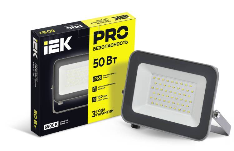 Прожектор светодиодный IEK СДО 07-50 LPDO701-50-K03