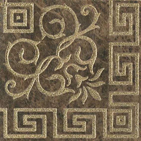Вставка Ape Ceramica Babylon Taco Arka Marron 15x15