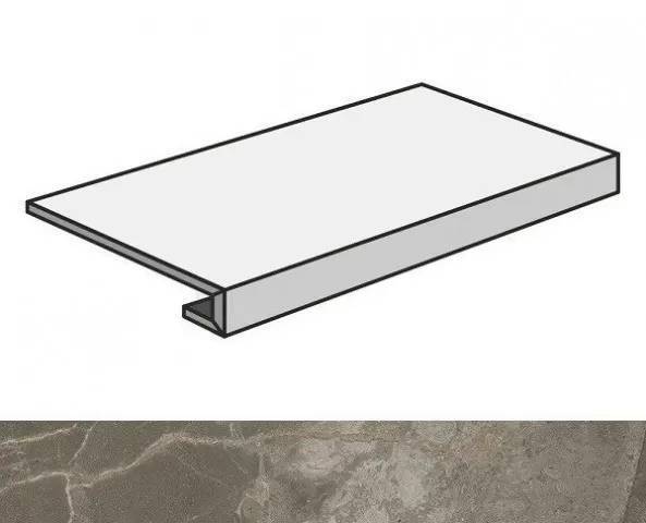 Ступень Atlas Concorde Russia Allure 620070001741 Grey Beauty Scalino Frontale/Аллюр Грей Бьюти 33X60