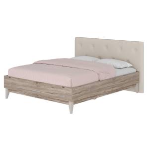 Кровать БТС МЕБЕЛЬ Скандика Н1447157 с мягким изголовьем 160x200