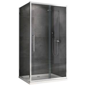 Душевой уголок Abber Schwarzer Diamant AG30140H-S60 60x195x140, профиль Хром
