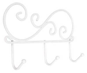 Вешалка настенная Garden Story Кружева 5 ВН 275 Б белый