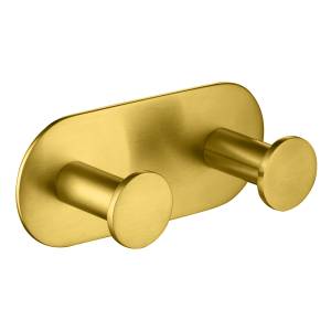 Вешалка Timo Saona 13014/20 2 крючка, золото шлифованное