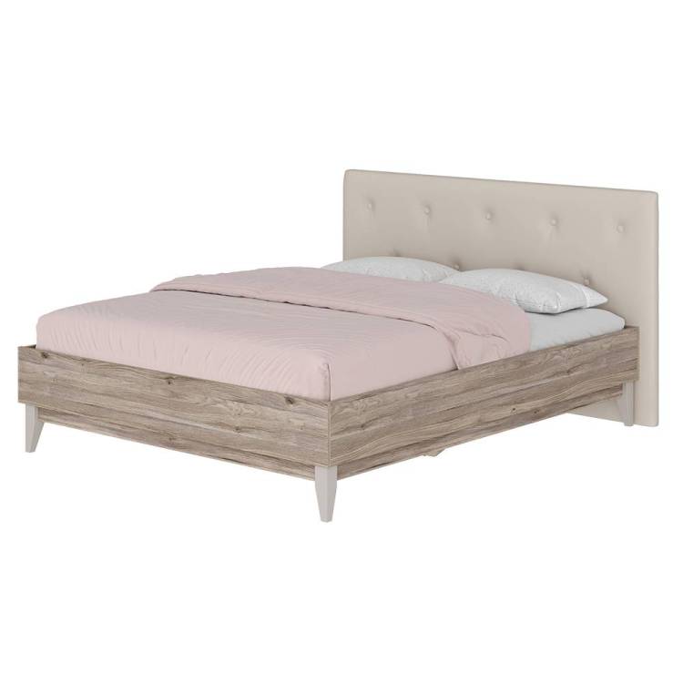 Кровать БТС МЕБЕЛЬ Скандика Н1447157 с мягким изголовьем 160x200