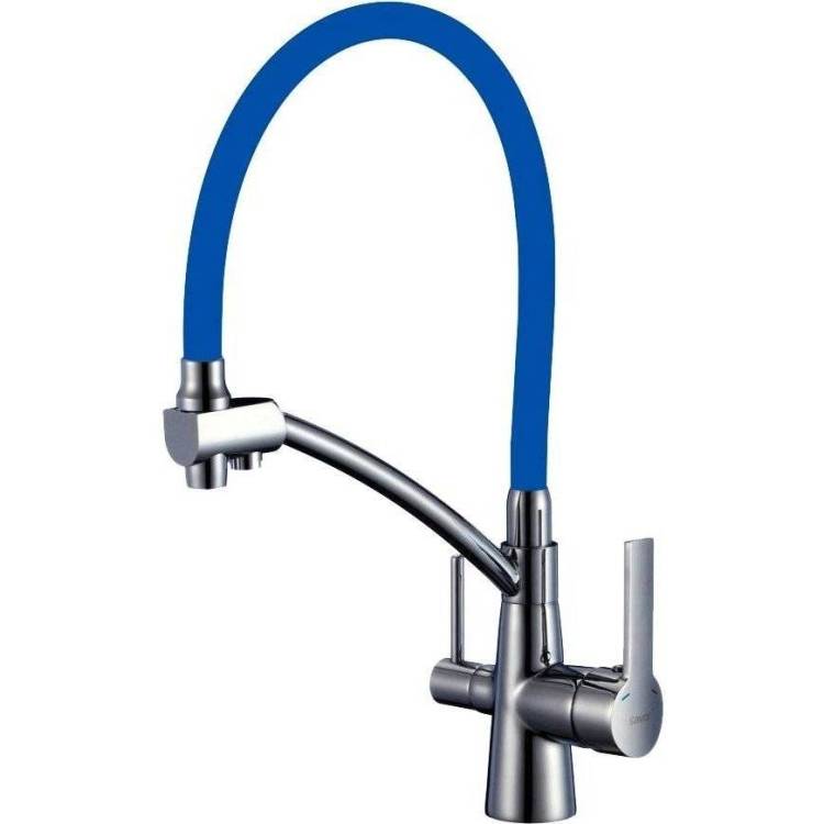Смеситель для кухни Savol S-L1805L-05 с гибким изливом