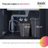 Мойка кухонная Iddis Mate MAT44GMi77 графит, 44.6x44.6 фото 9