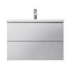 Тумба с раковиной AM.PM Gem M90FHX0802WG 2 ящика, белая, 80см