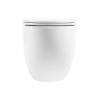 Унитаз подвесной BelBagno Onda BB066CHR/BB870SC безободковый, сиденье микролфит фото 5
