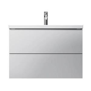 Тумба с раковиной AM.PM Gem M90FHX0802WG 2 ящика, белая, 80см