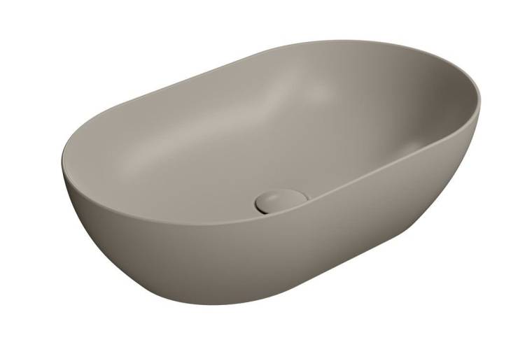 Раковина GSI Pura 883405 серый беж матовый, 60x37