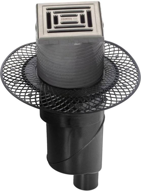 Душевой трап Berges Platz Uno 090069 10x10 см