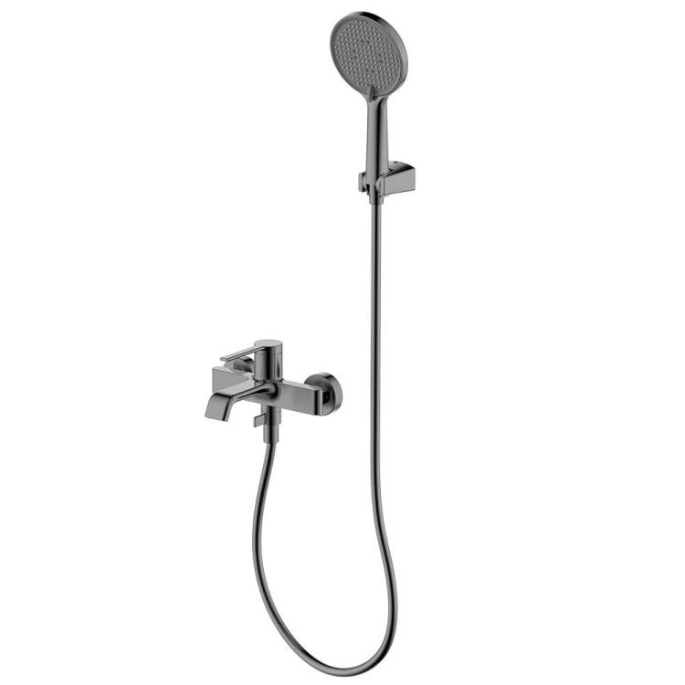Смеситель для ванны с душем AQUAme Asti AQM6412GM металл