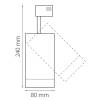 Трековый светодиодный светильник Lightstar Canno Led 303274 фото 2