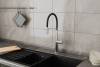 Смеситель для кухни Rush MS9035-35Black черный, с гибким изливом фото 2