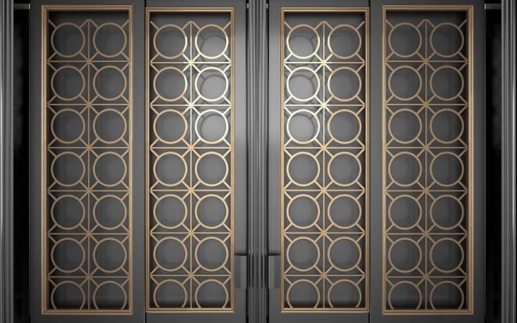 3D Фотообои Artegrafico «Золотой аристократ» DR-003 песок