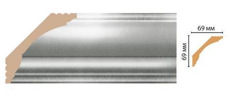 Плинтус DECOMASTER D100-375 240x6.9x6.9