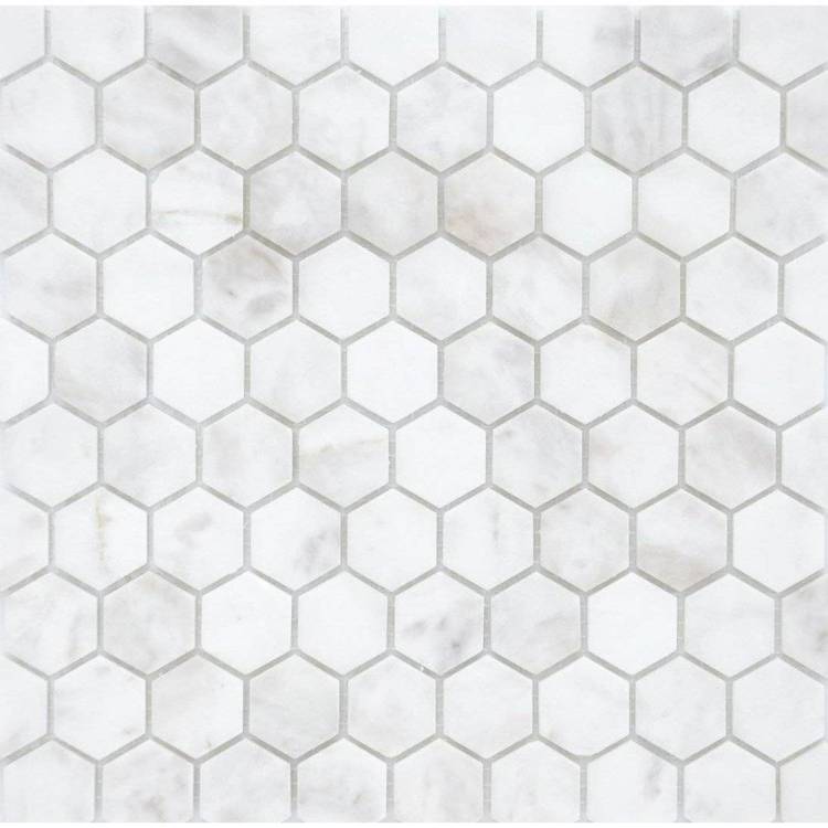 Мозаика LeeDo Pietrine Hexagonal Dolomiti Bianco Mat Hex (1.8x3) 28.5x30.5