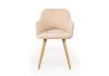 Деревянный стул Notta Эолин 631709 Бежевый (glory 03) / светлое дерево фото 2