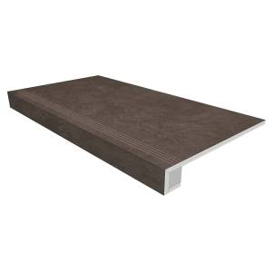 Ступень Ametis by Estima Spectrum 39143 Set/Steptrade/SR07_NS/33x120/Riser/SR07_NS/14,5x120 неполированная с бортиком 33x120 + Подступенок 14.5x120