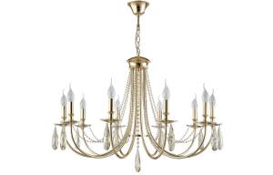 Люстра Crystal Lux Victoria Sp10 Gold/Amber