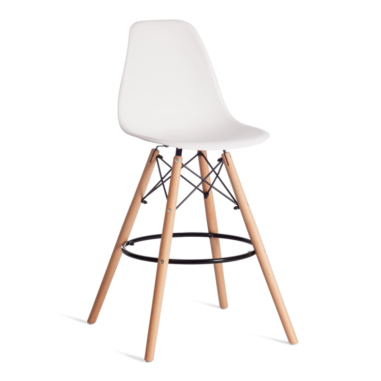 Стул барный Tetchair Cindy Bar Chair (mod. 80-1) 21636 белый, натуральный