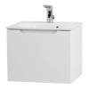 Тумба под раковину Belbagno Etna ETNA-600-1C-SO-BL-P 59.6x39.2x40 Bianco Lucido подвесная с одним выкатным ящиком фото 3
