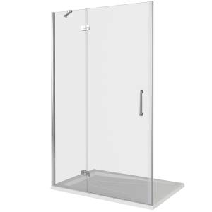 Душевая дверь в нишу Good Door Saturn WTW-110-C-CH-L профиль хром