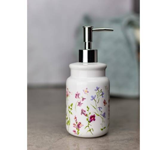 Дозатор для жидкого мыла Bath Plus Fiori W-CE2074AA-LD белый