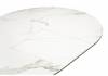 Стол Woodville Нельсон 588016 alpine white/черный 100(140)x100x76 фото 6