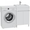 Тумба с раковиной СанТа Лондон 60 под стиральную машину, 2 дверцы, L фото 3