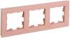 Рамка 3-постовая IEK Brite BR-M32-G-31-K96 персиковый матовый