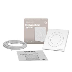 Терморегулятор электронный Теплолюкс Solus Zen Wi-Fi белый-серебро