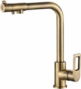 Смеситель для кухни ZorG Steel Hammer SH 572 BRONZE