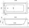 Акриловая ванна Excellent Aquaria WAEX.AQU15.RELAX 150x70 фото 3