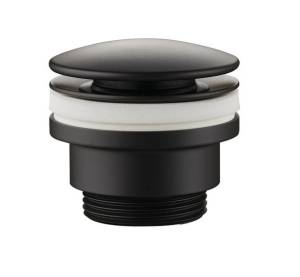 Донный клапан для раковины Giulini F5105LNO черный матовый