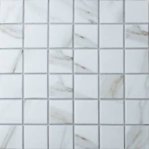 Мозаика Bonaparte Calacatta Gold-48 (4.8x4.8) 30.6x30.6