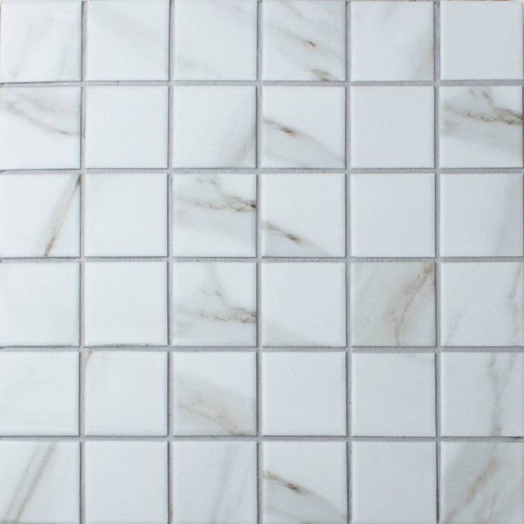 Мозаика Bonaparte Calacatta Gold-48 (4.8x4.8) 30.6x30.6