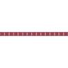 Бордюр Ceramica Classic Stripes Бусинка Бордовый 1.3x20