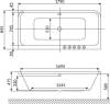 Акриловая ванна Excellent Arana 180x85 фото 6
